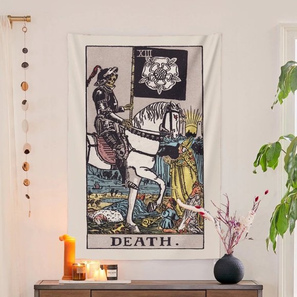 DEATH TAROT TAPESTRY - Picture 1 of 2